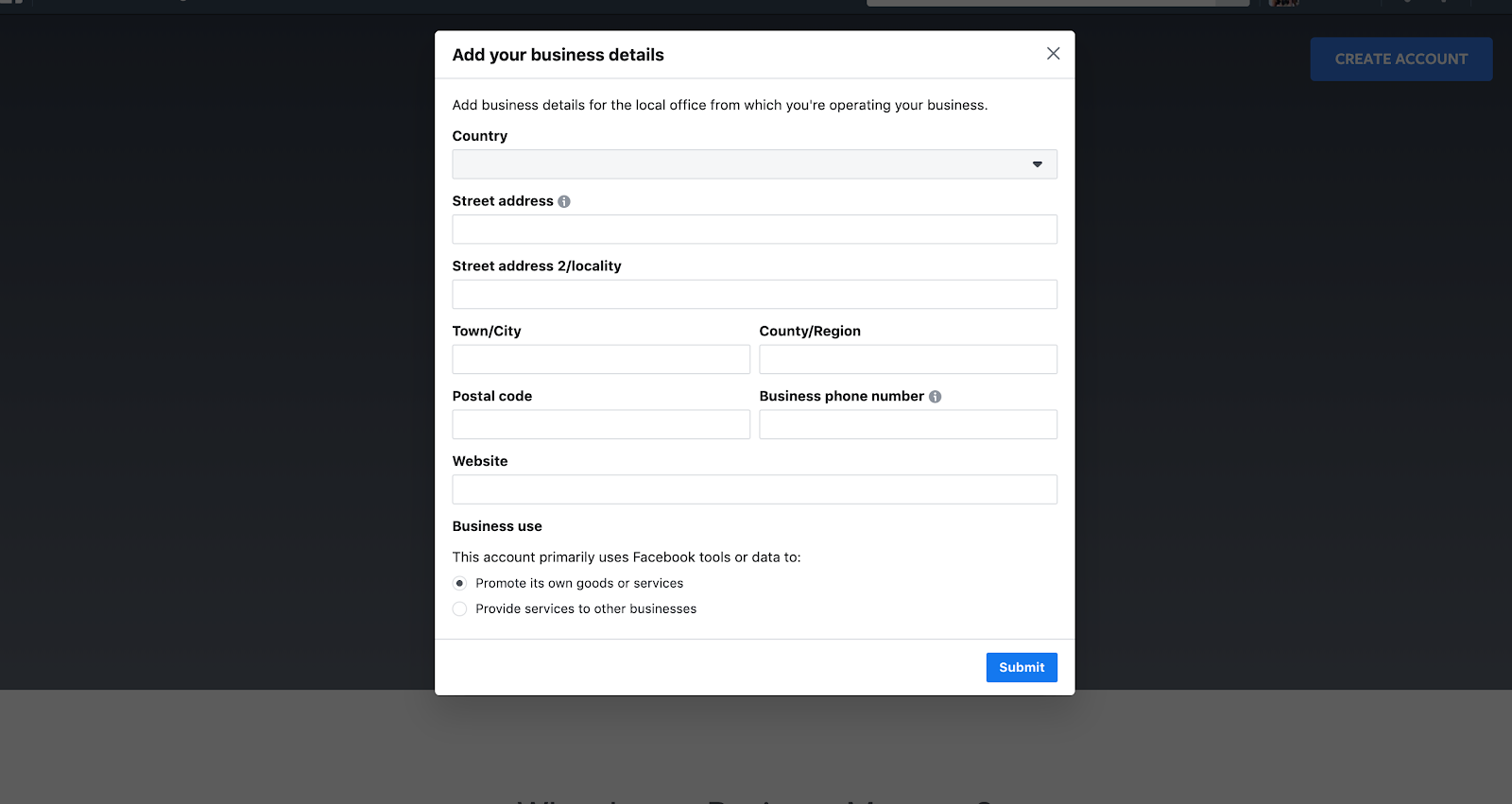 How create Influencer's Business Manager account for Whitelisting